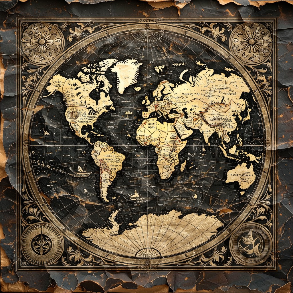 Free Antique World Map Image - Vintage, Map, Cartography | Download at ...