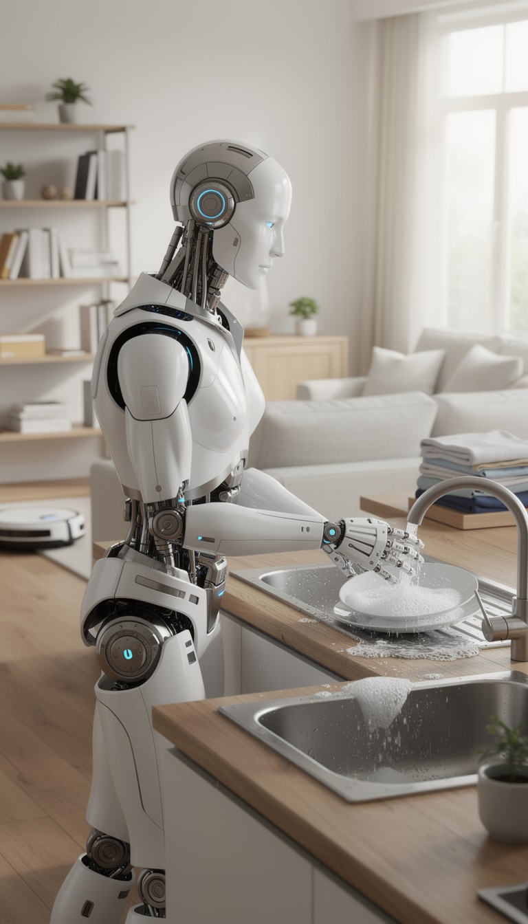Free Robot Doing Housework Image - Robot, Android, Humanoid | Download ...