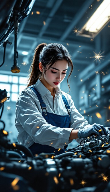 Free Engine Repair Artist Image - Mechanic, Woman, Technician ...