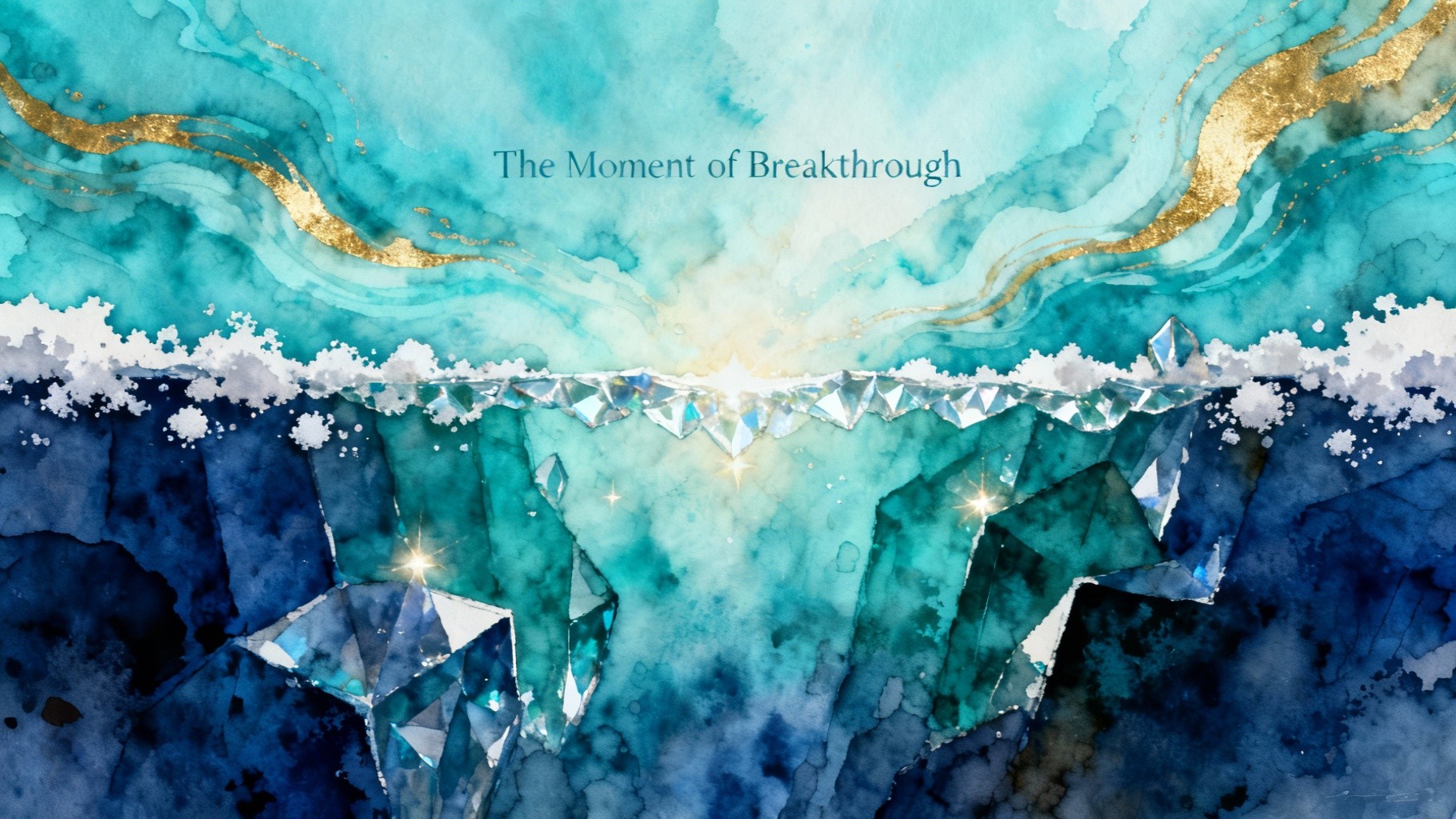 Free Crystalline Breakthrough Moment Photo - Watercolor, Breakthrough ...