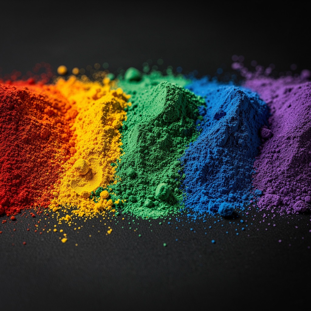 Random Powder Free Rainbow Powder Display Image - Rainbow, Powder, Colorful ...