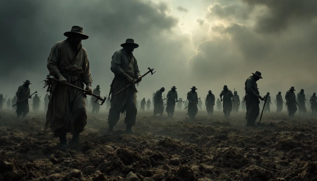 Undead Laborers Free Laborers Beneath Storms Image - Gothic, Laborers, Farmland ...