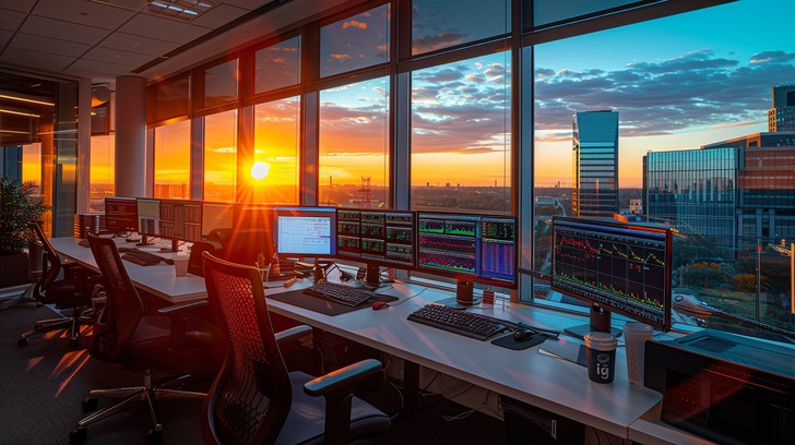 Free Office Sunset View Image - Office, Sunset, Skyline | Download at ...