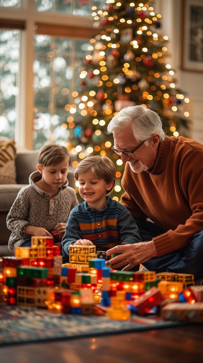 Joys of christmas holiday tree