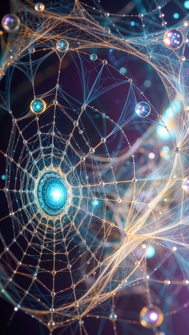 Free Cosmic Web Illuminated Image - Bioluminescent, Cobweb, Dimensions ...