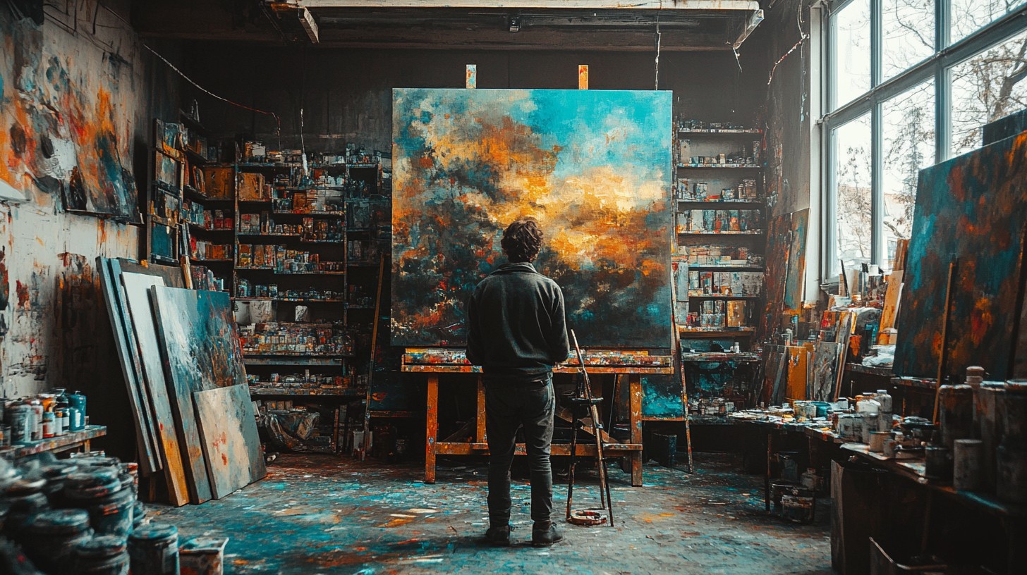 Free Artist Creating Art Image - Artist, Studio, Painting | Download at ...