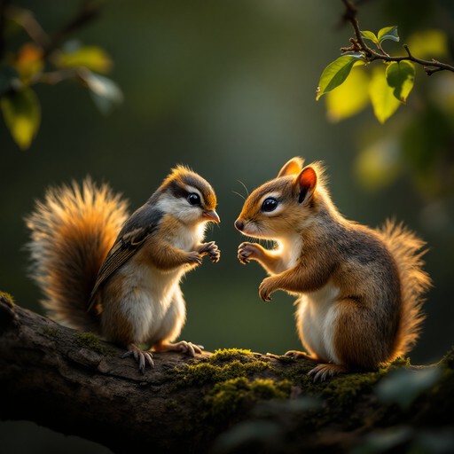 Free Squirrels Share Love Image - Squirrels, Love, Sharing | Download ...