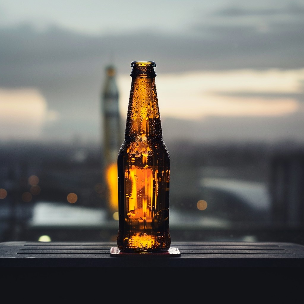 Free Amber Bottle Glow Image - Bottle, Amber, Glow | Download at StockCake