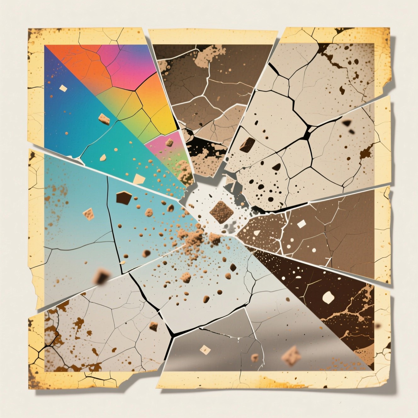 Fading Memory Draw Free Fading Memory Fragments Photo - Illustration, Abstract, Geometric ...