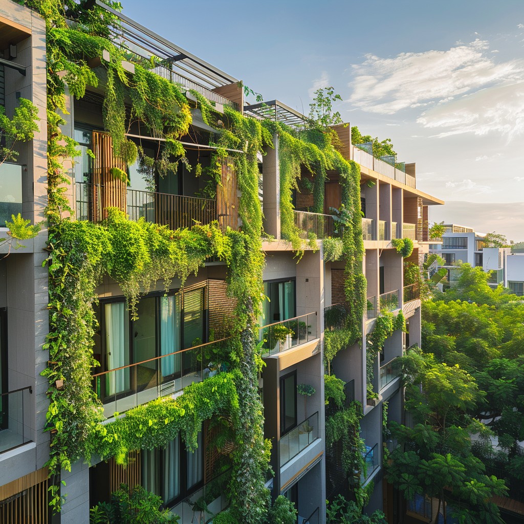 Free Urban Green Facade Image - Architecture, Green, Building ...