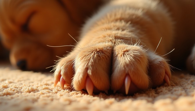 Free Peaceful Puppy Paw Image - Puppy, Paw, Macro | Download at StockCake