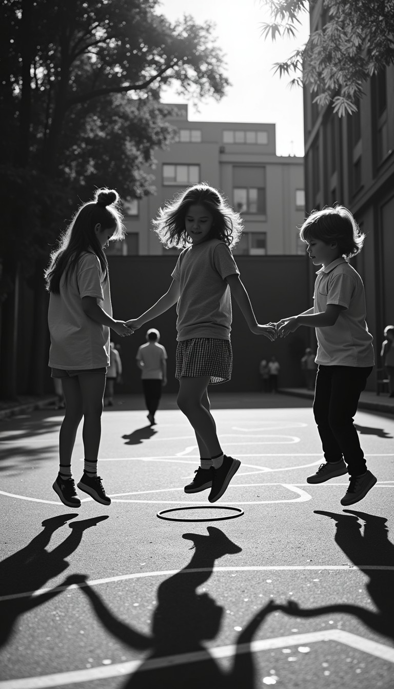 Free Playground Shadow Play Image - Childhood, Silhouettes, Play ...