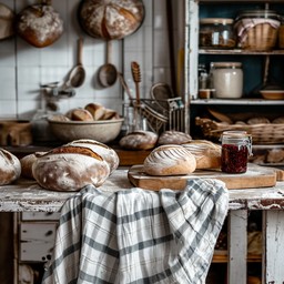Free Rustic Bread Display Image - Bread, Rustic, Artisanal | Download ...