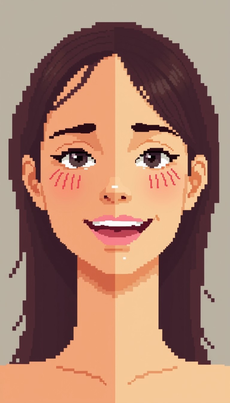 Free Pixel Emotion Duality Image - Pixelart, Duality, Portrait ...