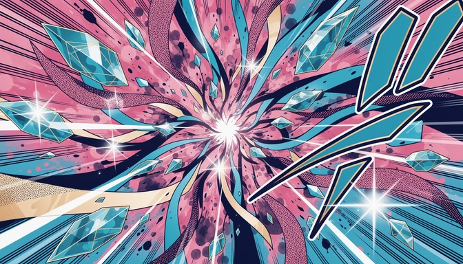 Download Cosmic Anime Waves Image - Abstract, Anime, Manga | StockCake