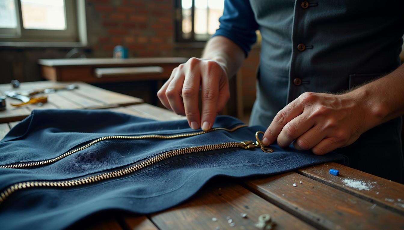 Zipper Constrution Free Zipper Installation Detail Image - Tailoring, Zipper ...