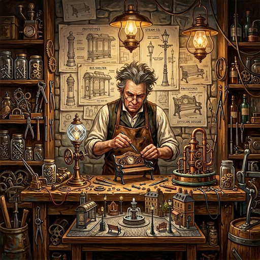 Free Steampunk Inventor Working Image - Steampunk, Inventor, Workshop ...