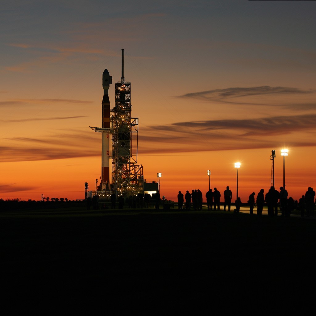 Free Sunset Rocket Launch Image - Sunset, Rocket, Launch | Download at ...
