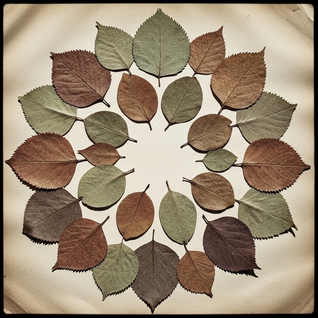 Free Autumn Leaves Circle Photo - Autumn, Leaves, Vintage | Download at ...