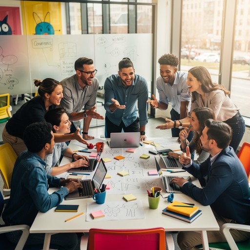 Free Creative Team Collaboration Image - Teamwork, Brainstorming ...