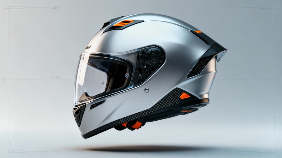 Grey Racing Helmet Free Protective Racing Helmet Image - Helmet, Motorcycle, Protection ...