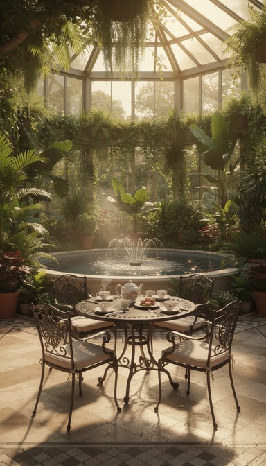 Free Tropical Solarium Retreat Image - Conservatory, Tropical ...