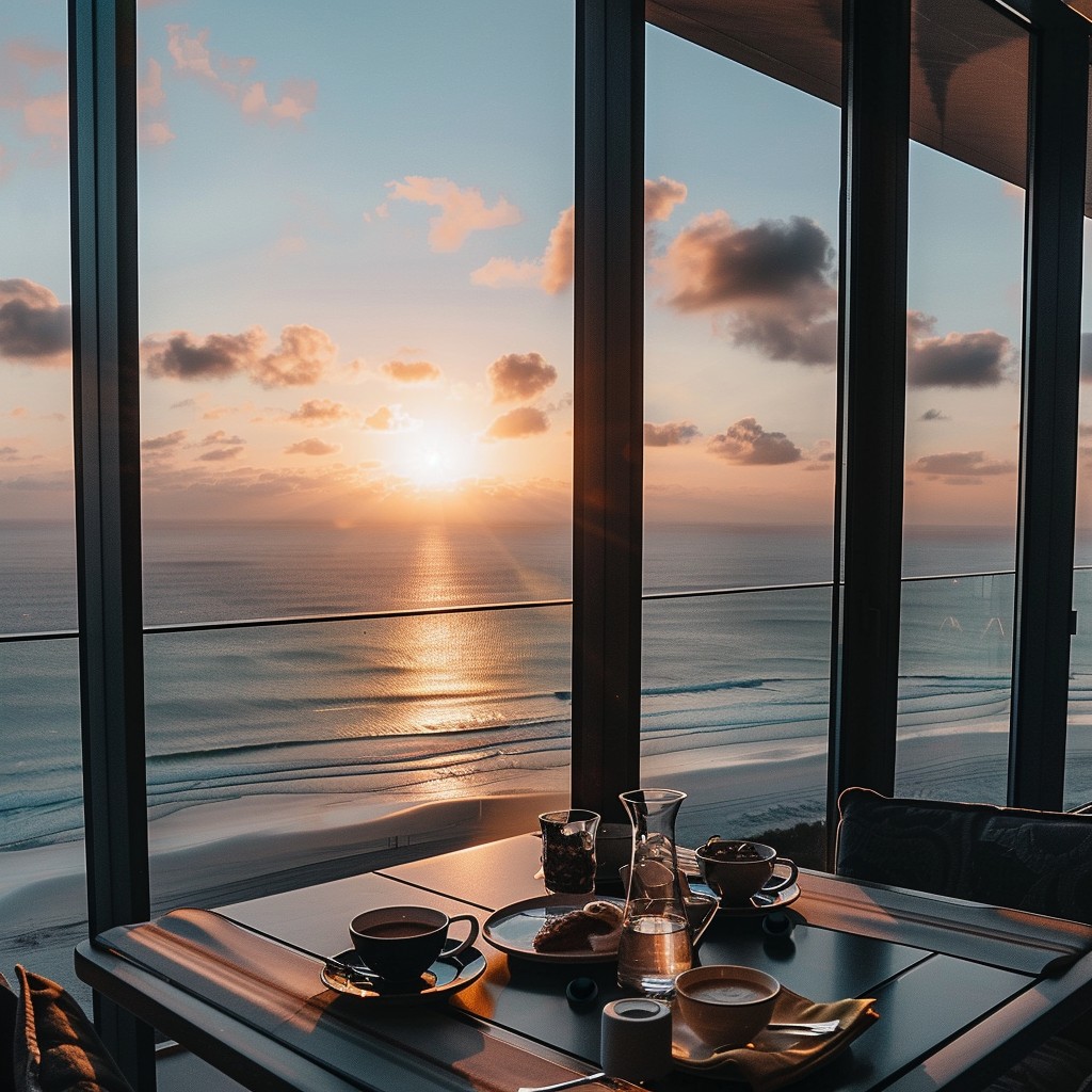 Free Sunrise Breakfast View Image - Sunrise, Breakfast, Ocean ...