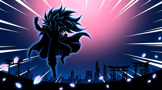 Free Anime Hero Rising Image - Anime, Manga, Silhouette | Download at ...