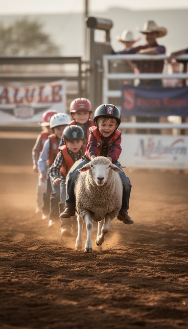 Free Rodeo Youth Challenge Image - Rodeo, Children, Sheep | Download at ...