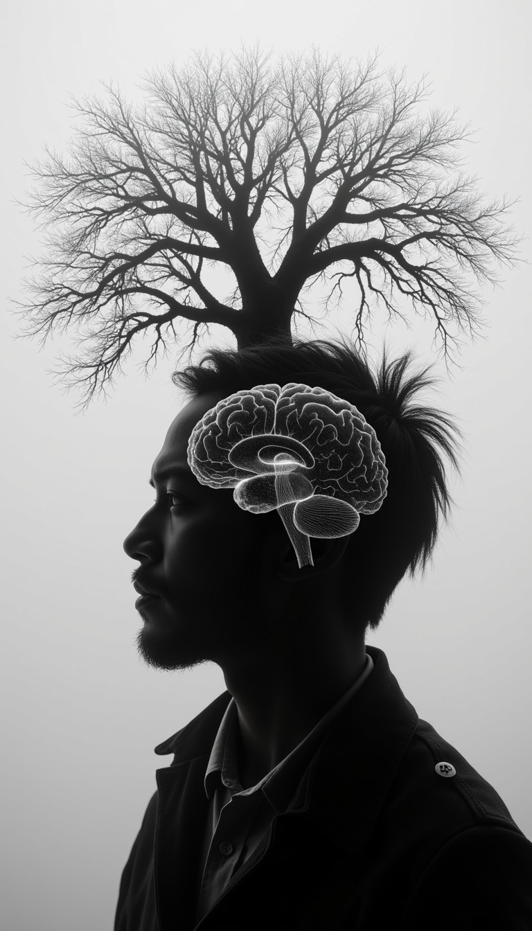 Free Mind's Branching Thoughts Image - Silhouette, Brain, Neural ...