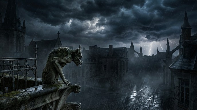 Free Gothic Rain Storm Image - Gothic, Medieval, Rain | Download at ...