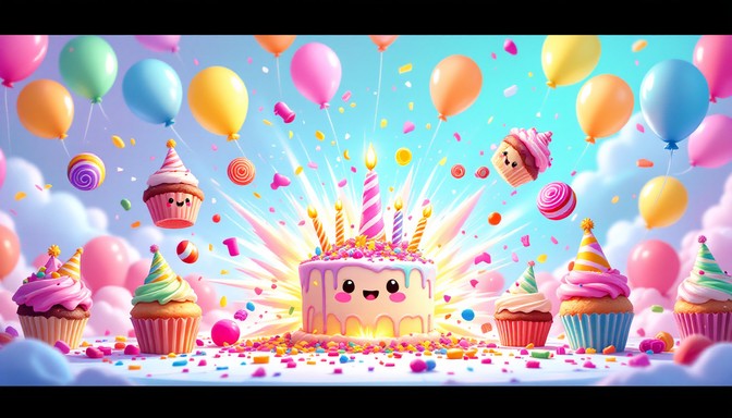 Free Explosion of Joy Image - Pixel, Celebration, Party | Download at ...