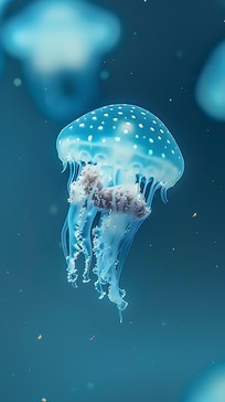 Free Elegant Jellyfish Swim Image - Jellyfish, Ocean, Blue | Download ...