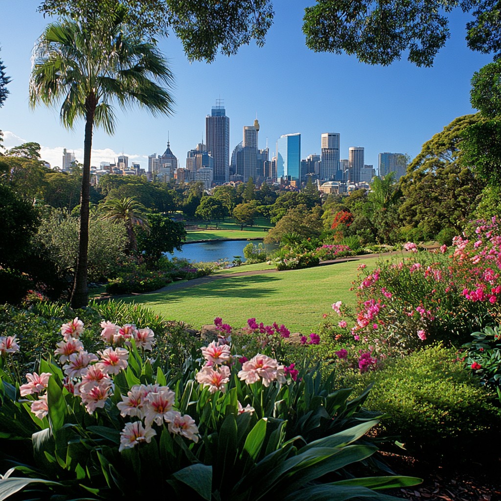 Free Urban Park View Image - Urban, Park, Tulips | Download at StockCake