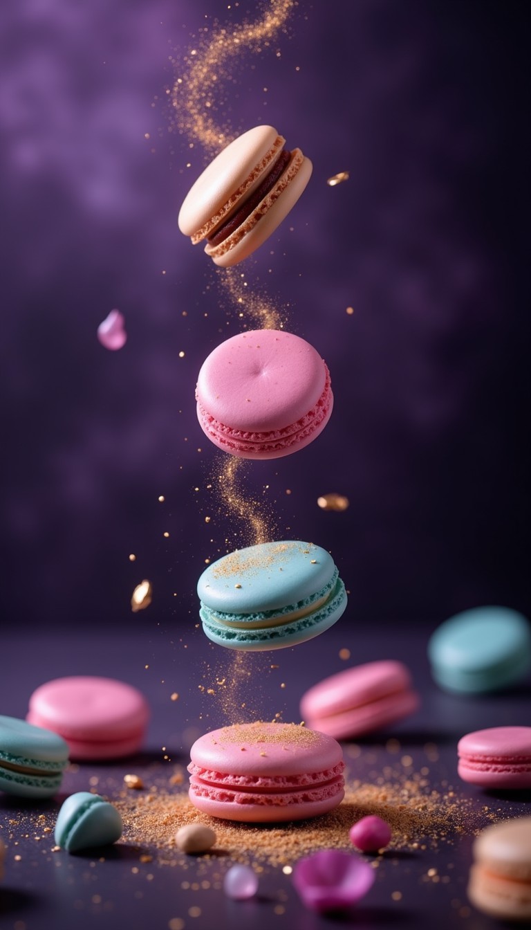 Floating Macaron Free Magical Floating Macarons Image - Macarons, Floating, Magical ...