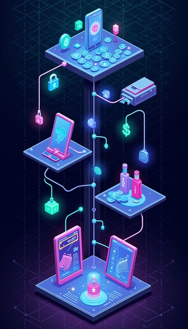 Free Digital Finance Evolution Image Blockchain Cryptocurrency