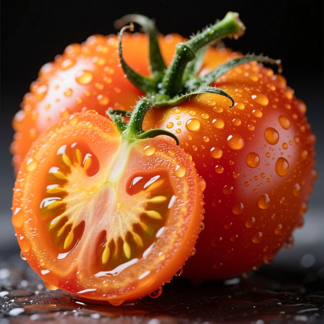 Free Fresh Tomato Detail Image - Tomato, Fresh, Orange | Download at ...