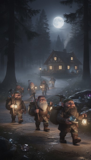 Free Dwarfs Returning Home Image - Dwarfs, Dwarves, Miners | Download ...