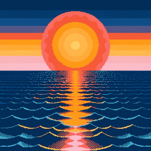 Free Pixel Ocean Sunrise Image - Sunrise, Sunset, Ocean | Download at ...