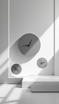 Free Floating Time Sculpture Image - Minimal, Modern, Floating ...