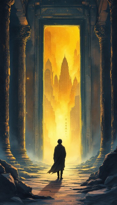 Civilization Drawing Shadow Free Echoes Through Time Image - Illustration, Watercolor, Ruins ...