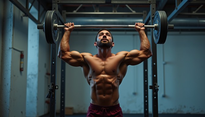 Free Powerful overhead press Image - Strength, Fitness, Workout ...
