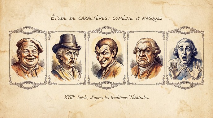 Free Comedy Faces Collection Image - Caricature, Theatrical, Comedy ...