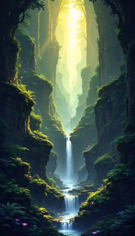 Free Ancient Forest Depths Image - Pixel, Forest, Ravine | Download at ...