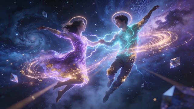 Free Cosmic Love Dance Image - Couple, Dancing, Cosmic | Download at ...