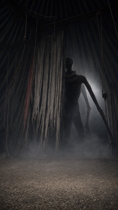 Download Looming Circus Shadow Image - Horror, Circus, Creature | StockCake