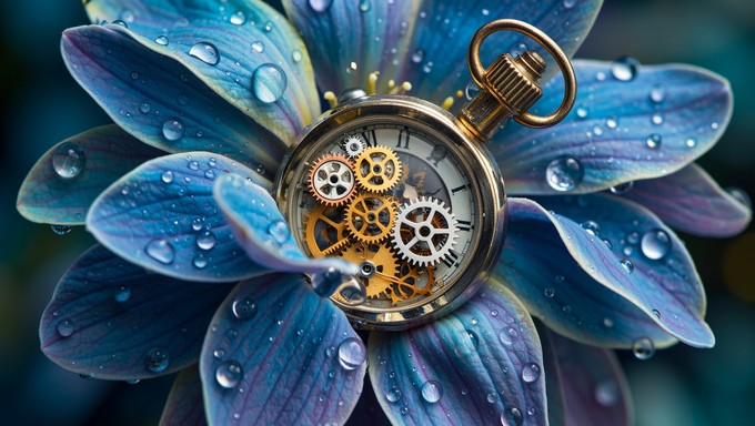 Free Clockwork Meets Nature Image - Surrealism, Macro, Clockwork ...