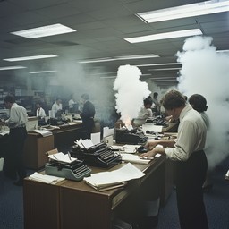 Confusing Smoke Free Office Smoke Chaos Image - Office, Smoke, Chaos | Download at ...