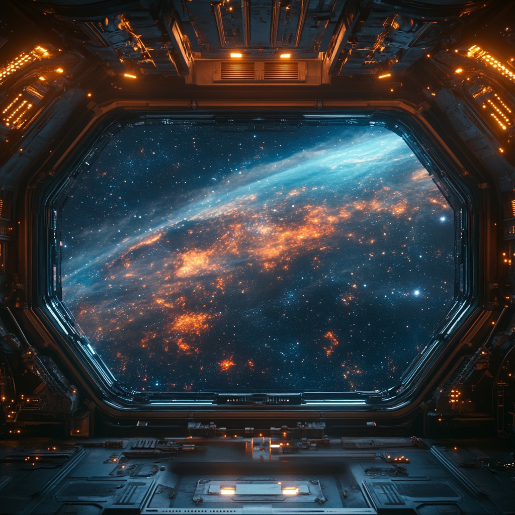 Window View Galaxy Free Cosmic View Window Image - Space, Galaxy, Stars | Download at ...