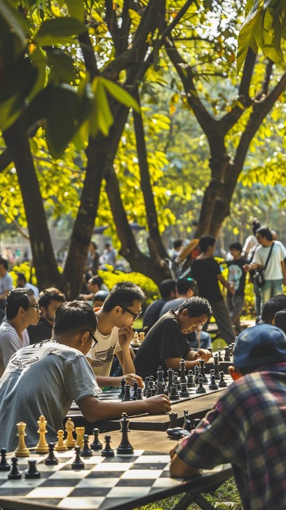 Free Outdoor chess gathering Image | Download at StockCake